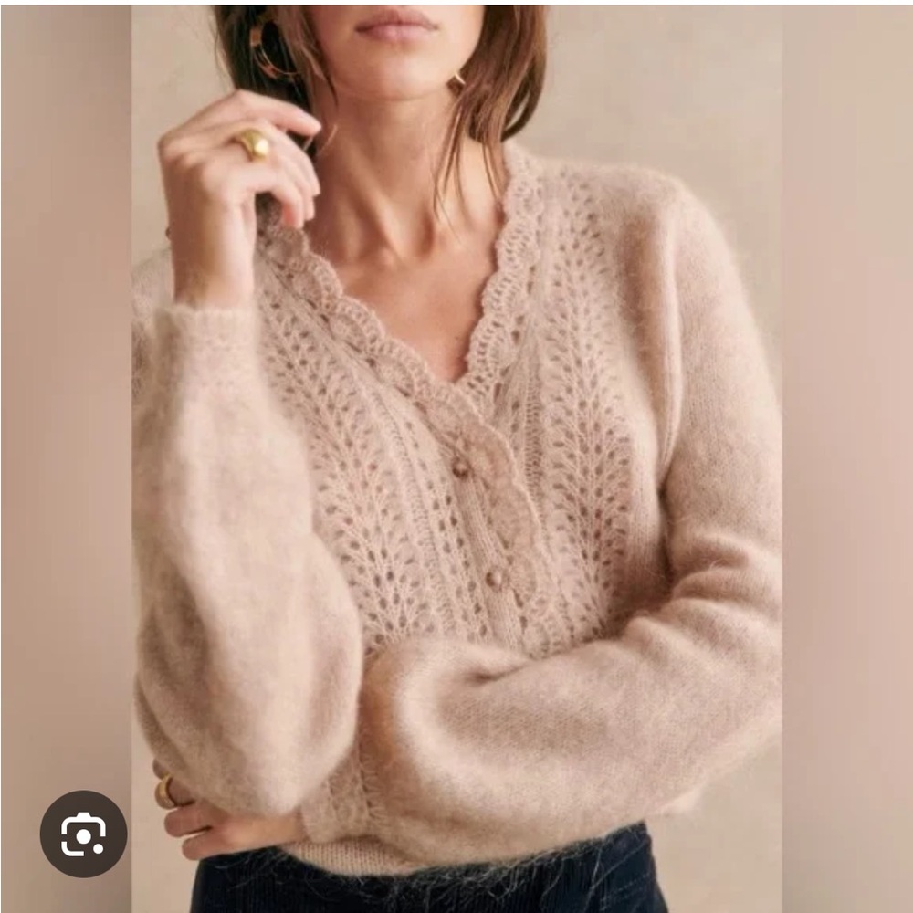 Sezane ANGELIE jumper - xxs in beige